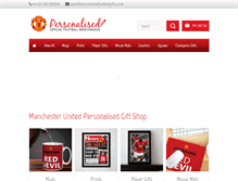 Tablet Screenshot of manutd-gifts.com